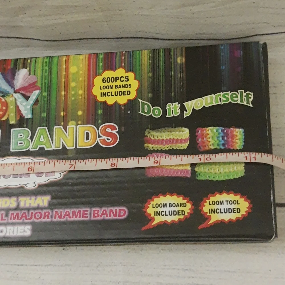 Loom Bands Colorful Bands Rubber Bands Accessories Kit OPEN BOX COMPLETE